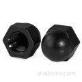 DIN1587 Black Domed Cap Nuts